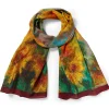 Hot Monet Sunflowers Oblong Silk Scarf Scarves & Wraps