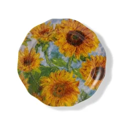 Hot Monet Sunflowers Side Plate Set Tableware