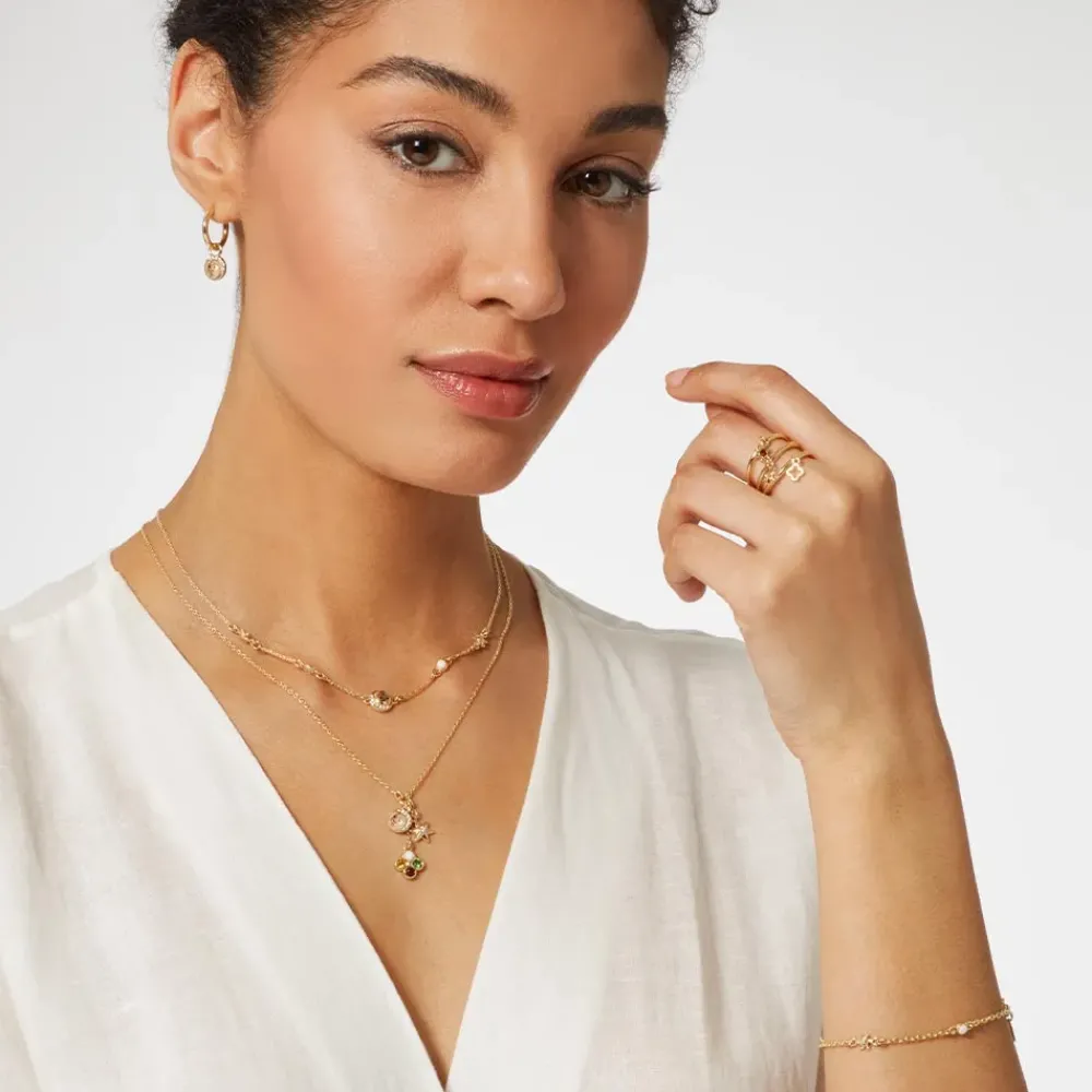 New Moon And Star Hoop Earrings Earrings