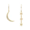 Discount Moon And Stars Drop Earrings Earrings