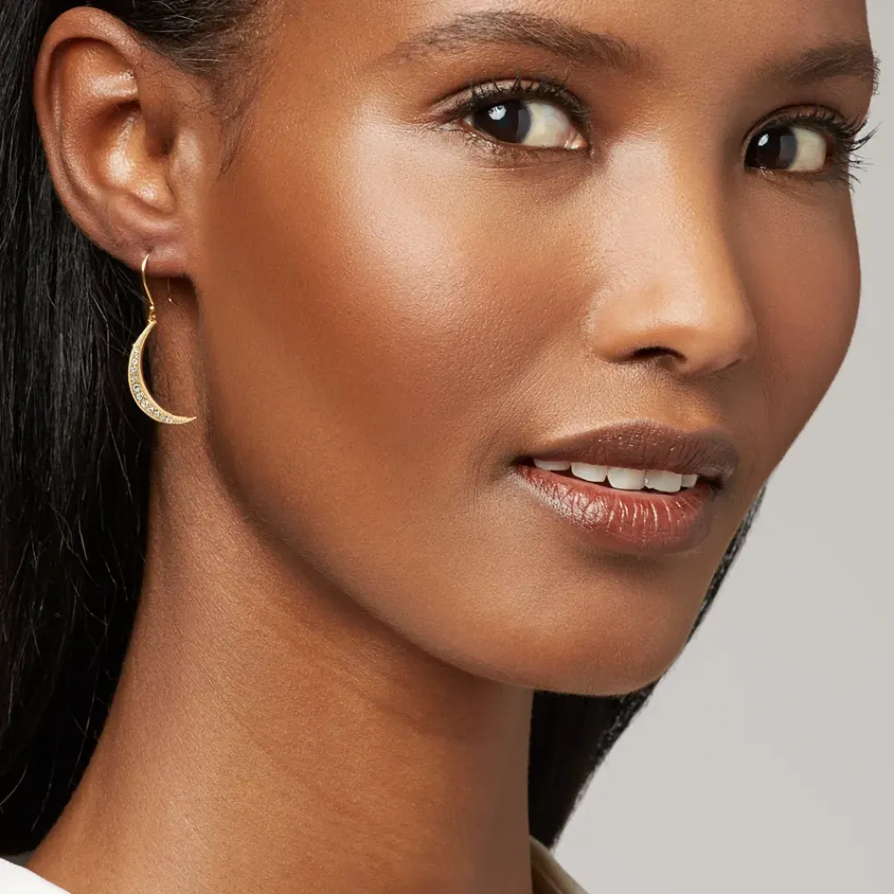 Discount Moon And Stars Drop Earrings Earrings