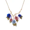 Discount Morning Glories Bib Necklace Necklaces