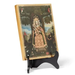 New Our Lady Of Valvanera Plaque With Easel Decorative Accents