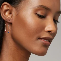 Hot Paintbrush And Palette Drop Earrings Earrings