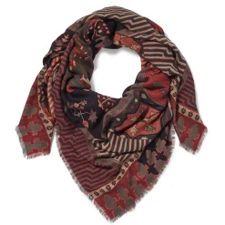 Online Persian Garden Oversize Square Wool Scarf Scarves & Wraps
