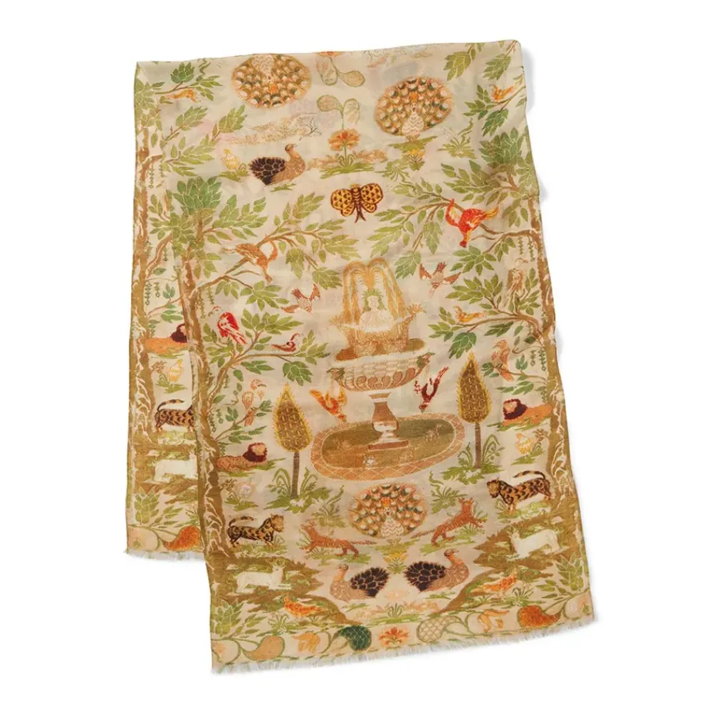 Sale Portuguese Garden Oblong Scarf Scarves & Wraps