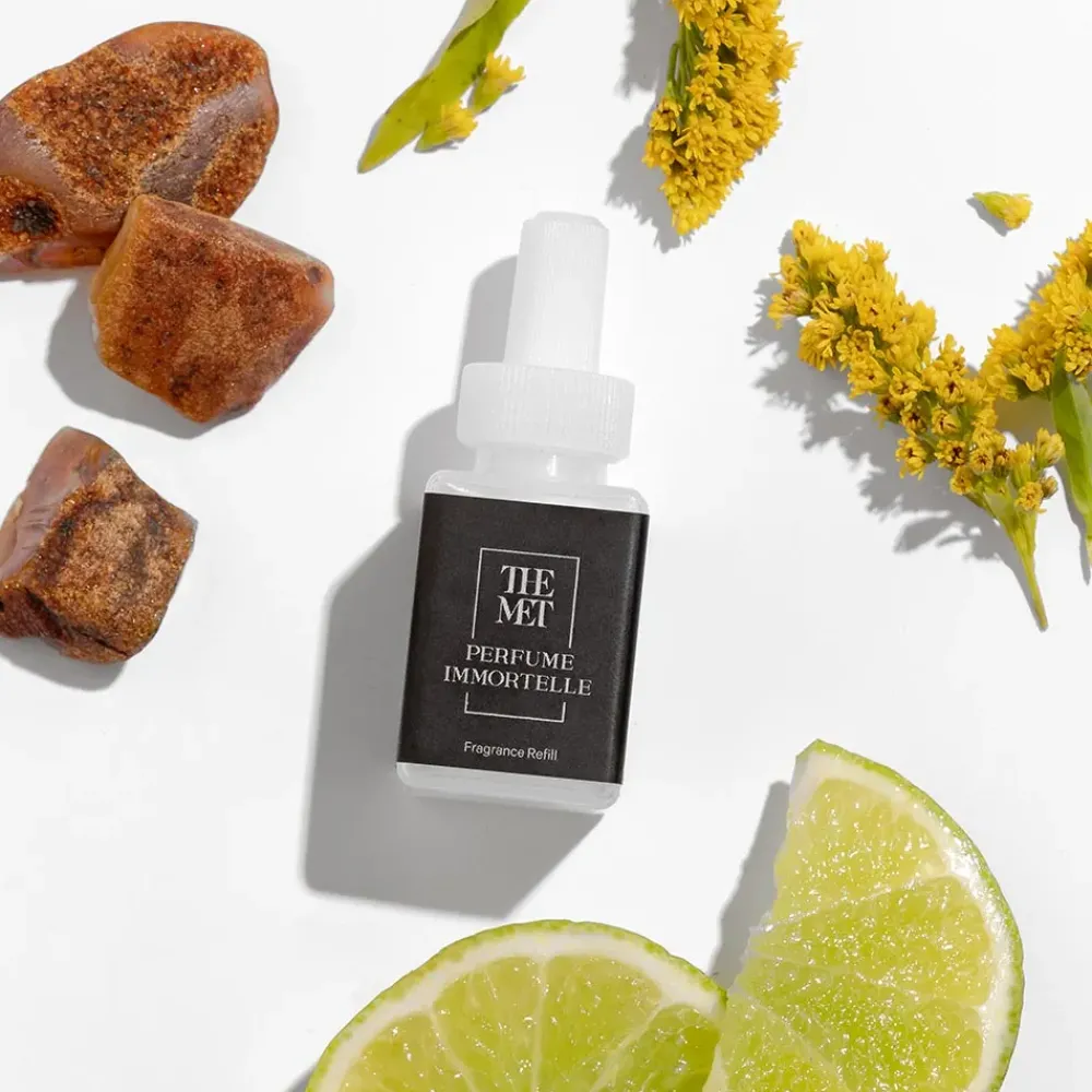 New Pura Terracotta Rose And Perfume Immortelle Fragrance Set With Diffuser Decorative Accents