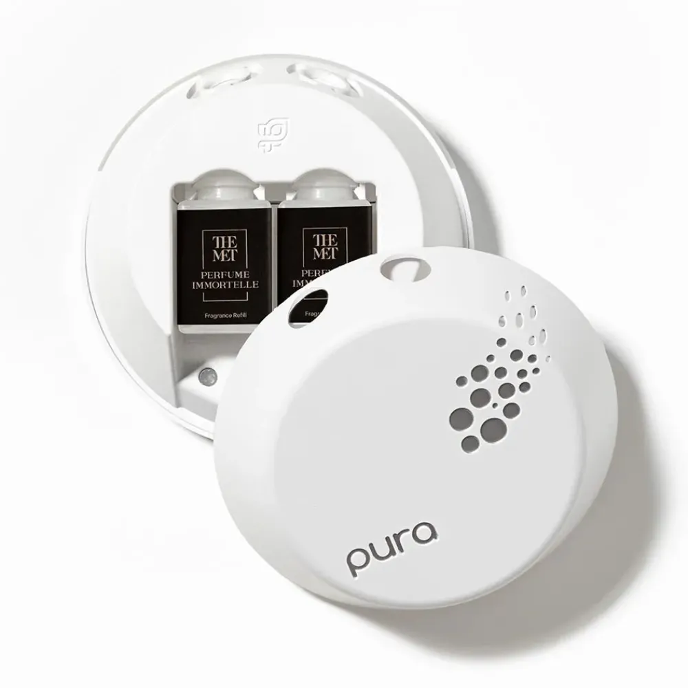 New Pura Terracotta Rose And Perfume Immortelle Fragrance Set With Diffuser Decorative Accents