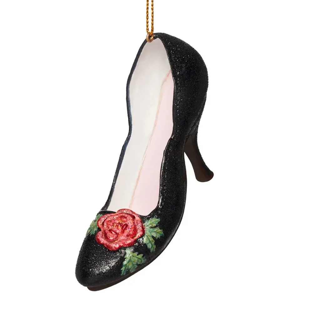 Best Red Bloom Pump Shoe Ornament Ornaments