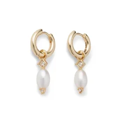 Online Royal Tudor Small Hoop Earrings With Pearls Earrings