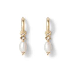 Online Royal Tudor Small Hoop Earrings With Pearls Earrings