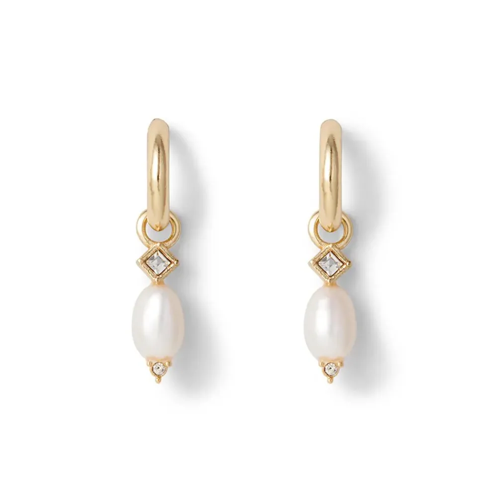 Online Royal Tudor Small Hoop Earrings With Pearls Earrings