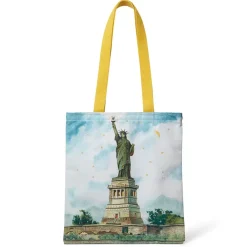 Fashion Statue Of Liberty Tote Bags
