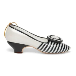 Clearance Striped Evening Slipper Shoe Ornament Ornaments