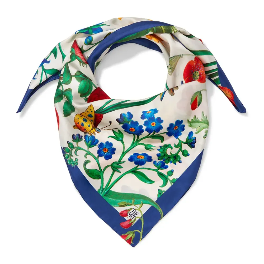 Online The Met Cloisters Garden Square Silk Scarf Scarves & Wraps