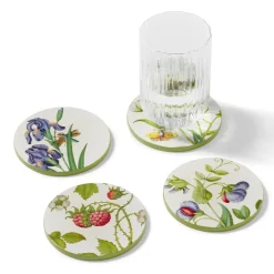 Best The Met Cloisters Garden Lacquer Coasters Tableware