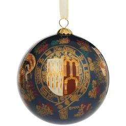 Outlet The Met Cloisters Tapestry Painted Glass Ornament Ornaments
