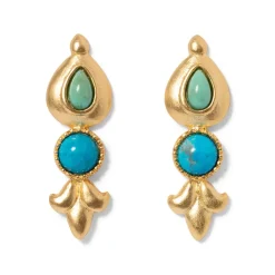 Hot Tibetan Turquoise Drop Earrings Earrings