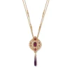 Best Turkish Amethyst Long Pendant Necklace Necklaces