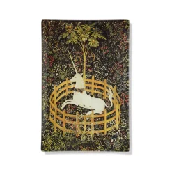 Online Unicorn In A Garden Glass Tray Decorative Accents