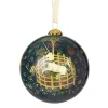 Fashion Unicorn In A Garden Hand-Painted Glass Ornament Ornaments