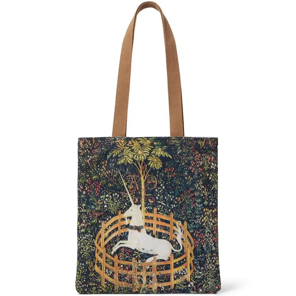Hot Unicorn In A Garden Tote Bags