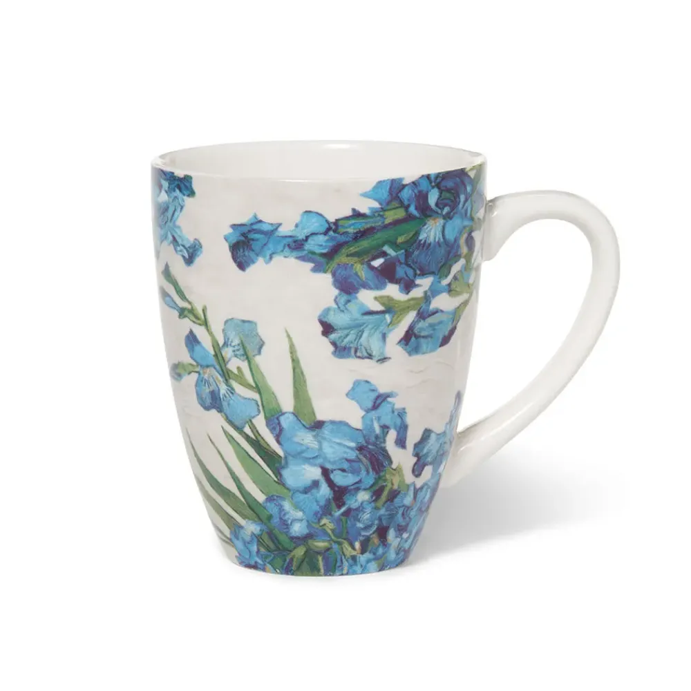 Outlet Van Gogh Irises Covered Mug With Tea Infuser Tableware