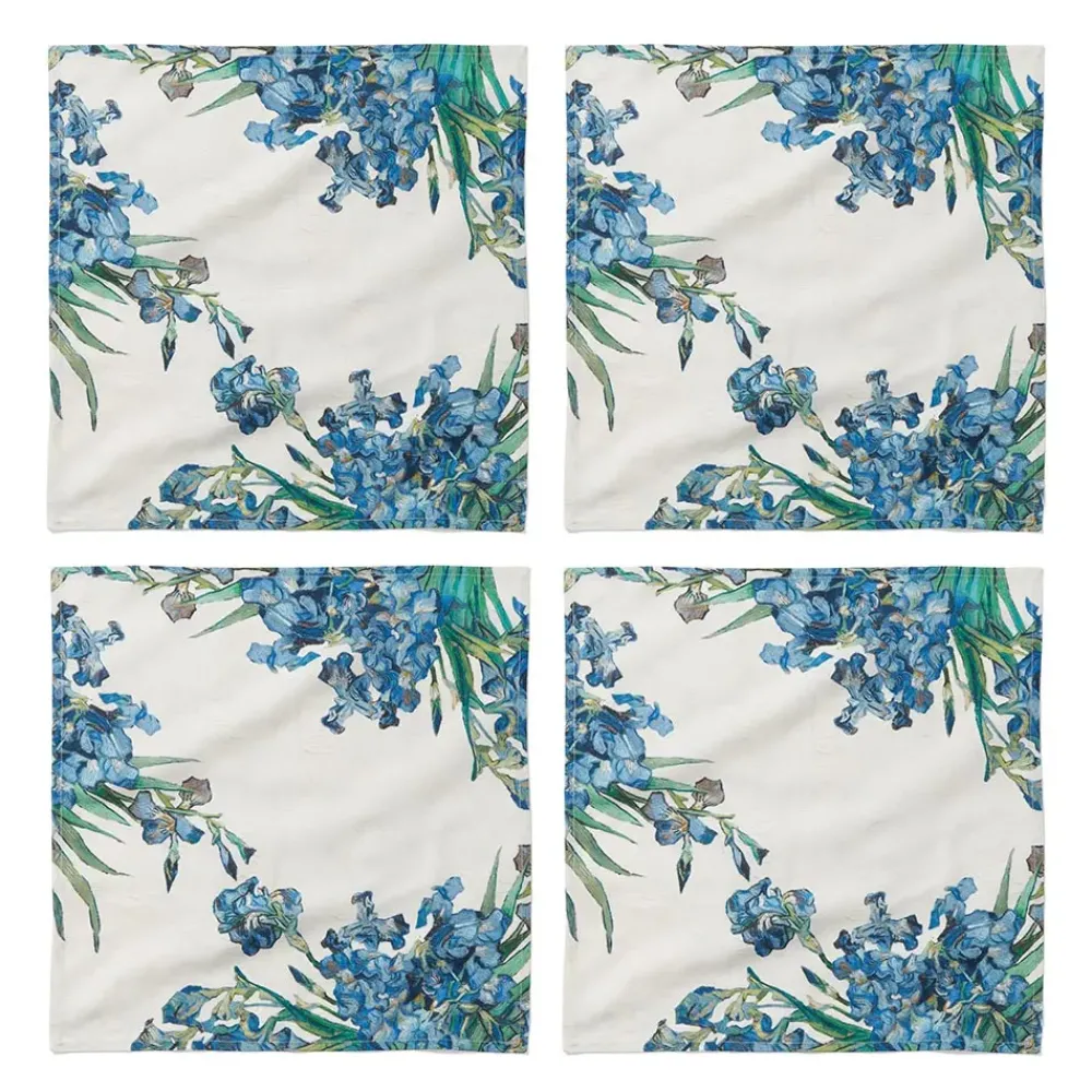 Online Van Gogh Irises Napkin Set Tableware