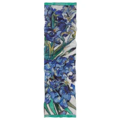 Online Van Gogh Irises Oblong Silk Scarf Scarves & Wraps