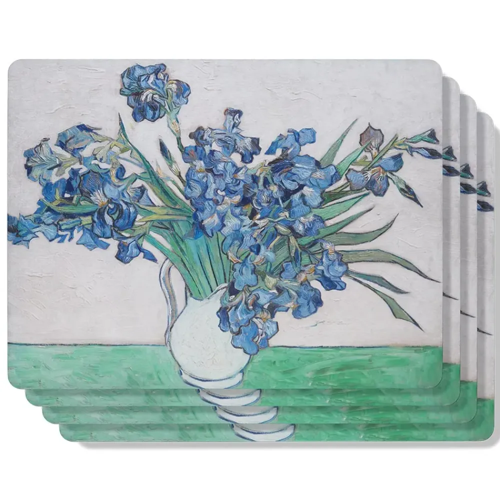 Fashion Van Gogh Irises Placemat Set Tableware