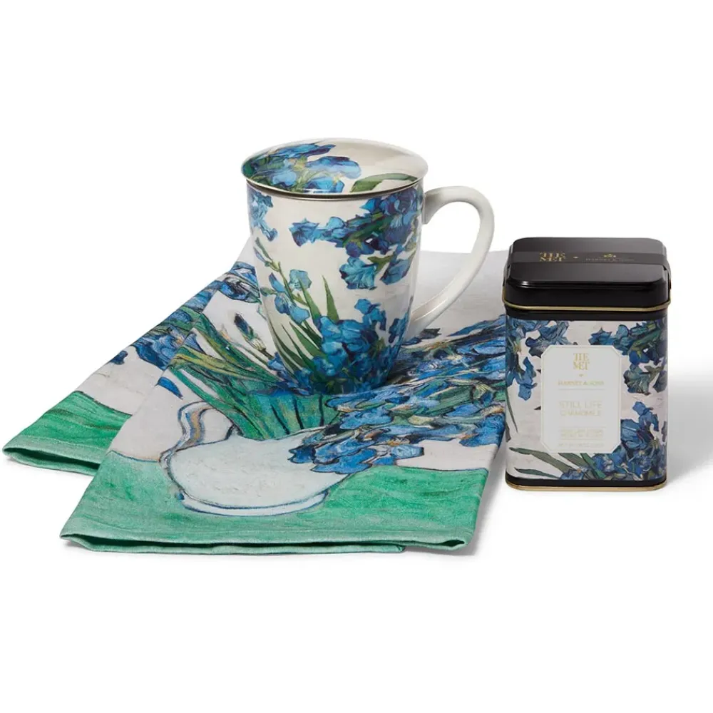New Van Gogh Irises Tea Set Tableware