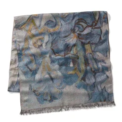 Outlet Van Gogh Irises Wool-Blend Shawl Scarves & Wraps