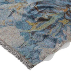 Outlet Van Gogh Irises Wool-Blend Shawl Scarves & Wraps