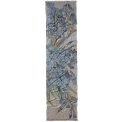 Outlet Van Gogh Irises Wool-Blend Shawl Scarves & Wraps