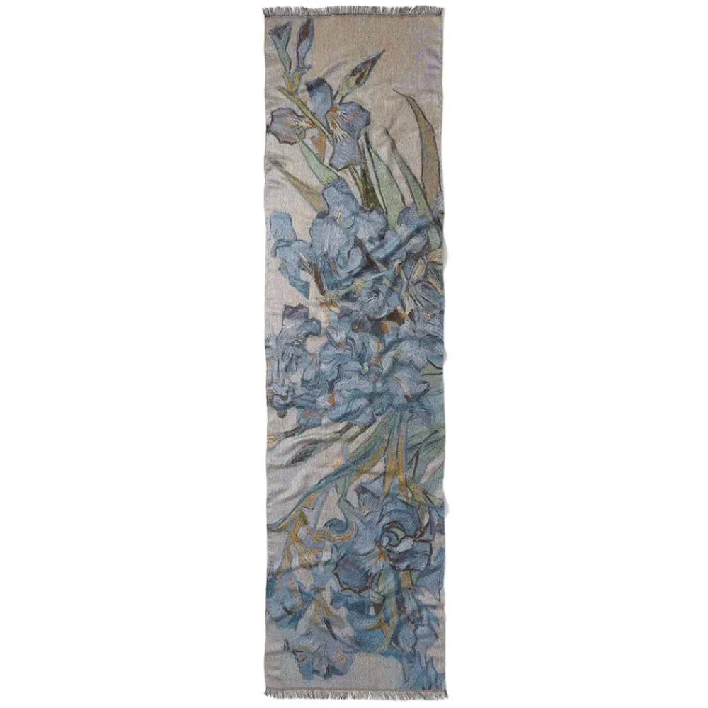 Outlet Van Gogh Irises Wool-Blend Shawl Scarves & Wraps