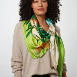 Clearance Van Gogh Oleanders Oversize Square Silk Scarf Scarves & Wraps