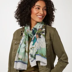 New Van Gogh Roses Oblong Silk Scarf Scarves & Wraps