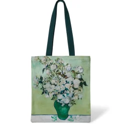 Hot Van Gogh Roses Tote Bags