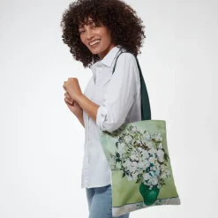 Hot Van Gogh Roses Tote Bags