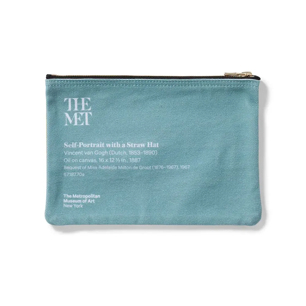Online Van Gogh Self-Portrait Zip Pouch Bags