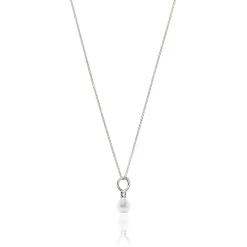 Outlet Venus Pearl Silver Pendant Necklace, White Necklaces