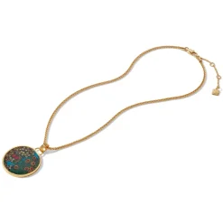 Clearance William Morris Blackthorn Enamel Pendant Necklace Necklaces