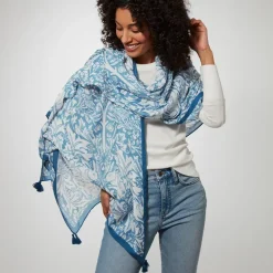 Hot William Morris Brother Rabbit Oversize Oblong Scarf Scarves & Wraps