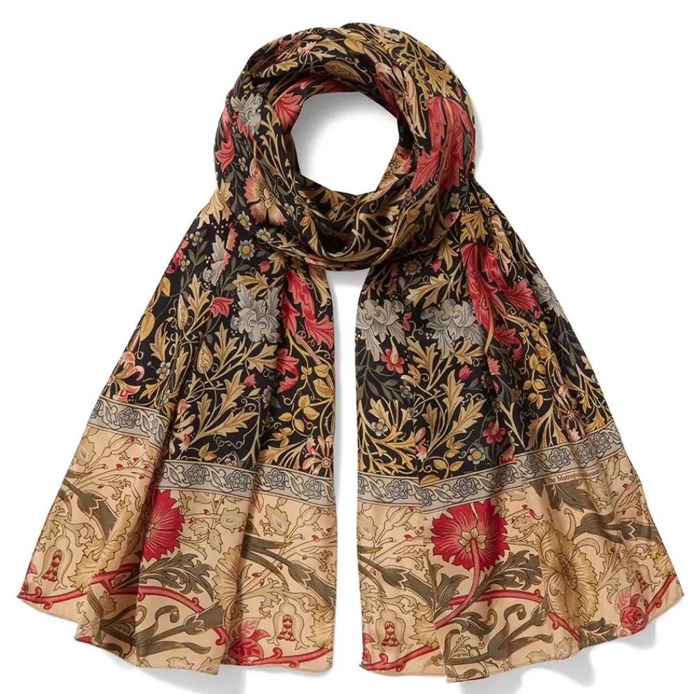 Clearance William Morris Compton Oblong Silk Scarf Scarves & Wraps