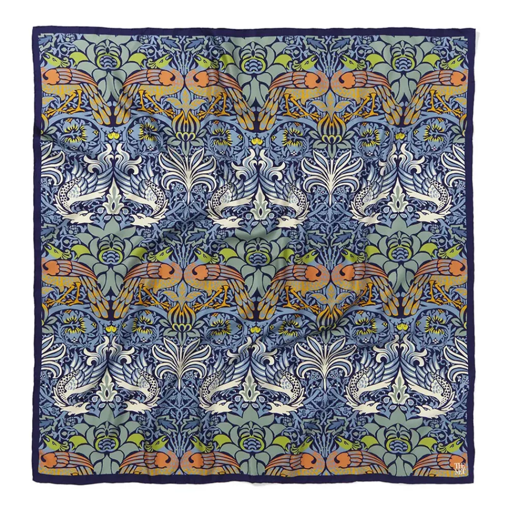 Hot William Morris Peacock And Dragon Square Silk Scarf Scarves & Wraps