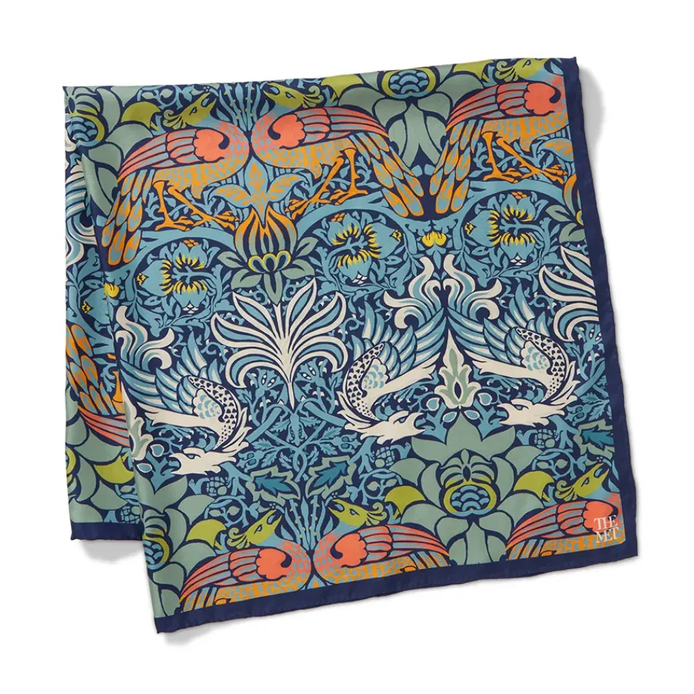 Hot William Morris Peacock And Dragon Square Silk Scarf Scarves & Wraps