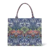 Fashion William Morris Peacock And Dragon Oversize Structured Tote Bags