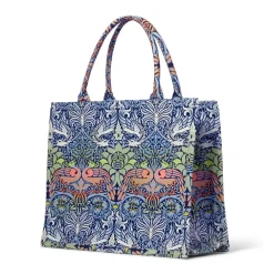 Fashion William Morris Peacock And Dragon Oversize Structured Tote Bags