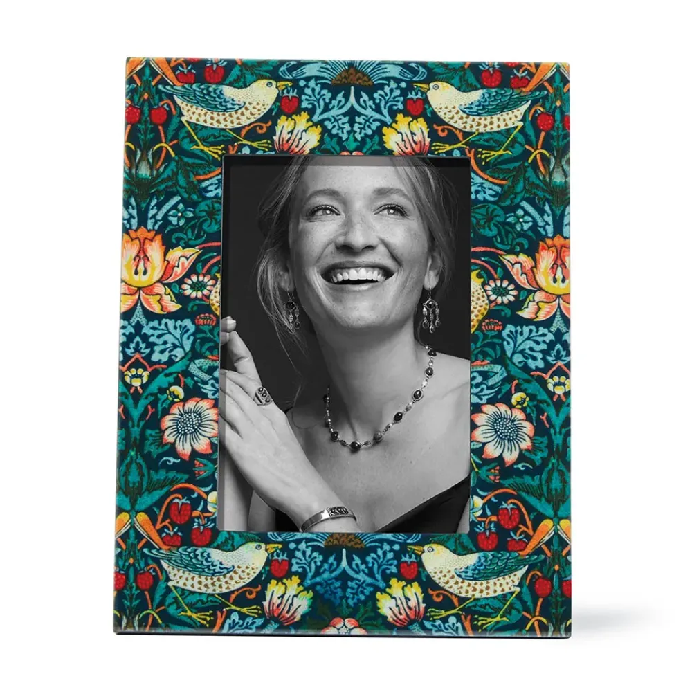 Online William Morris Strawberry Thief Rectangular Frame Decorative Accents