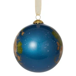Discount Winter Birds Hand-Painted Glass Ornament Set Ornaments